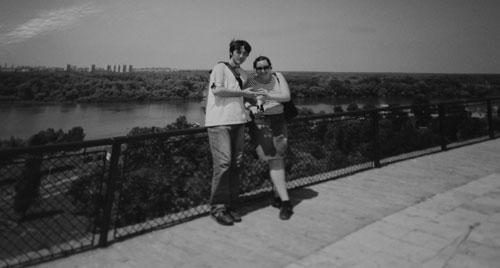 Jag och Petar vid Donau