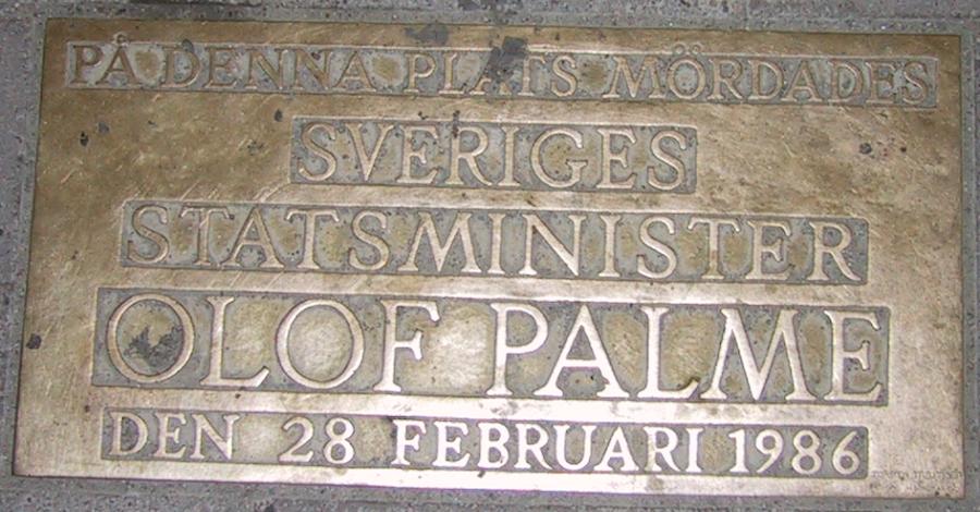Olof Palme minnesmärke