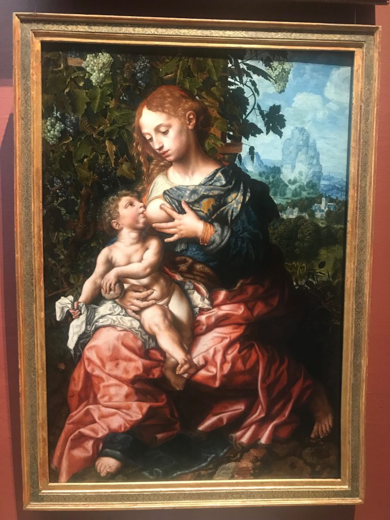 Jungfru Maria och Jesusbarnet av Jan Sanders van Hemessen.