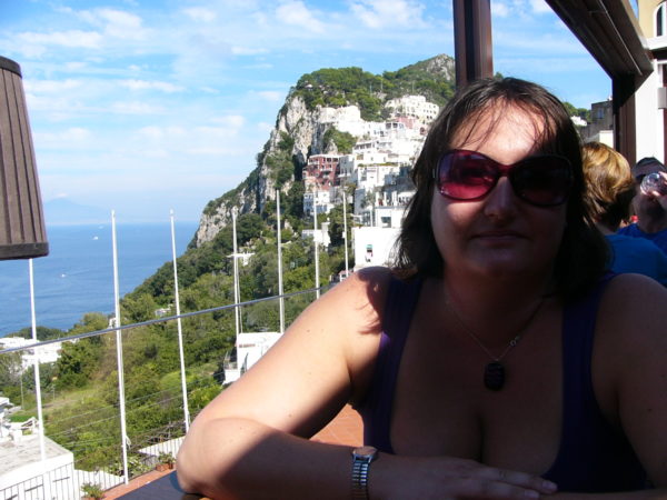 Hanna på Capri