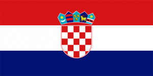 kroatiens flagga