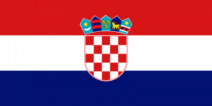 Kroatiens flagga
