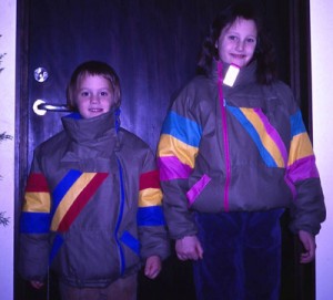 Hanna och Nils inför vintern 1986