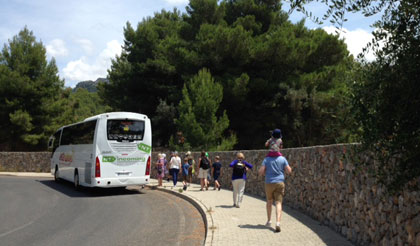 Vi åkte på bussresa på Mallorca