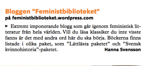Notis i Sörmlands Nyheter 8/3 2013