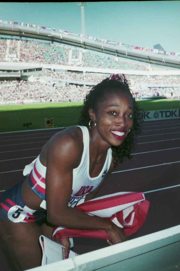Gail Devers på VM i Friidrott 1995