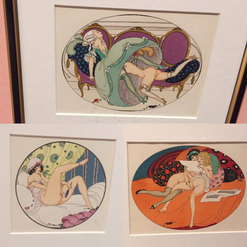 Erotiska teckningar av Greta Wegener