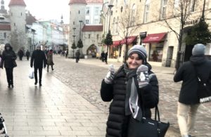 Hanna med ullvantar i Tallinn